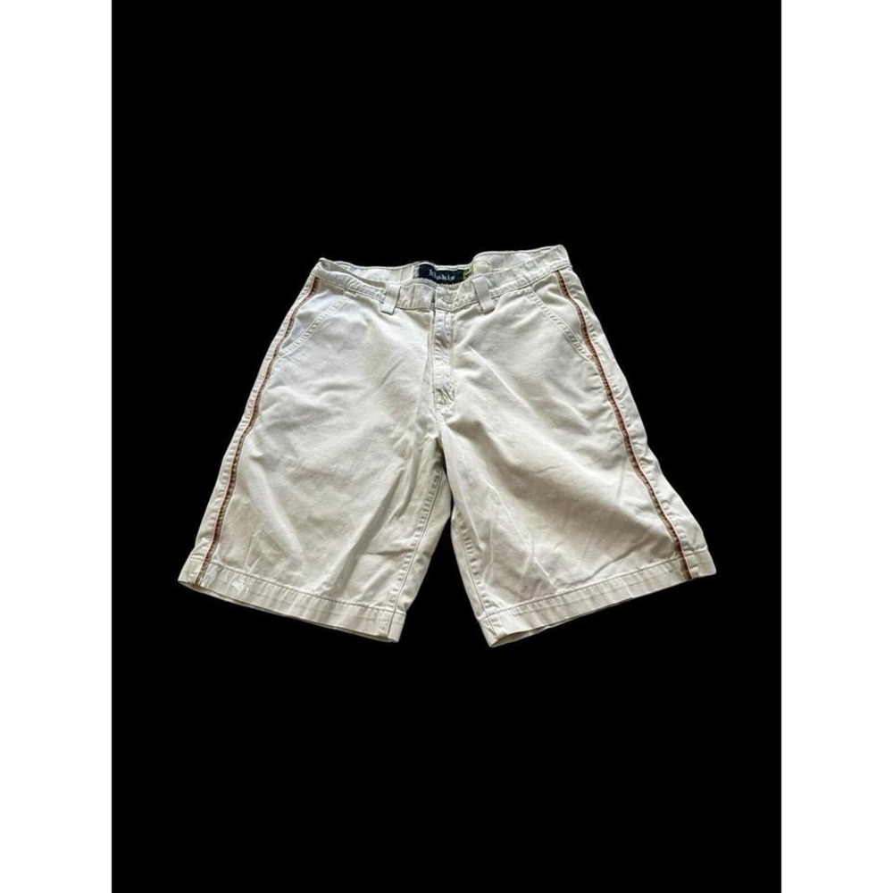 Vintage 90s Levi's SilverTab Khaki Ribbed‎ Cargo Shorts Mens Sz 34 Baggy *Flaw